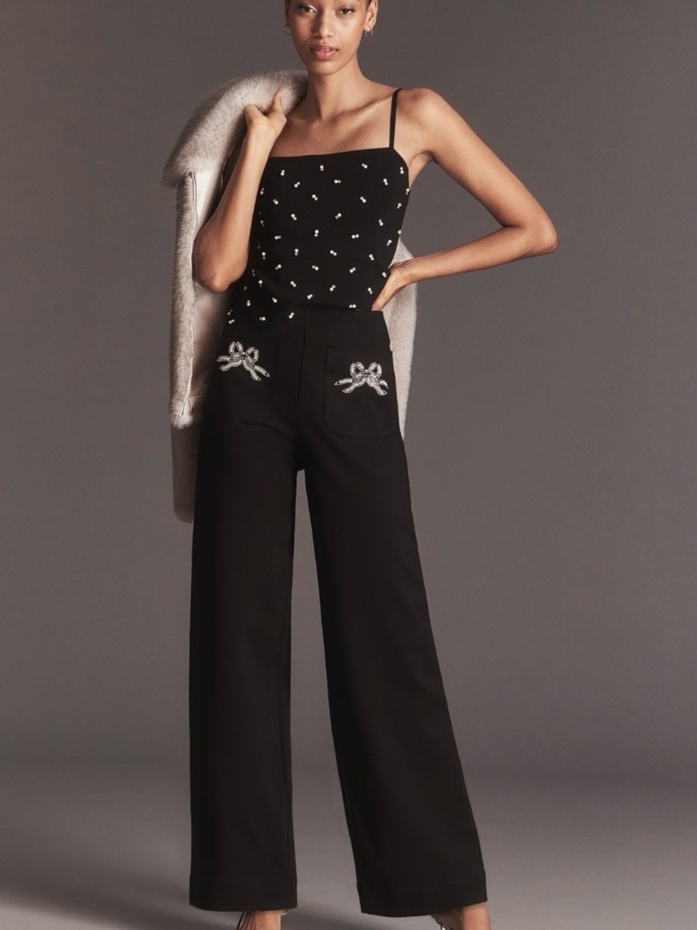 Colette Full Length Embroidered Pocket Pants by Maeve Size 25 Anthropologie